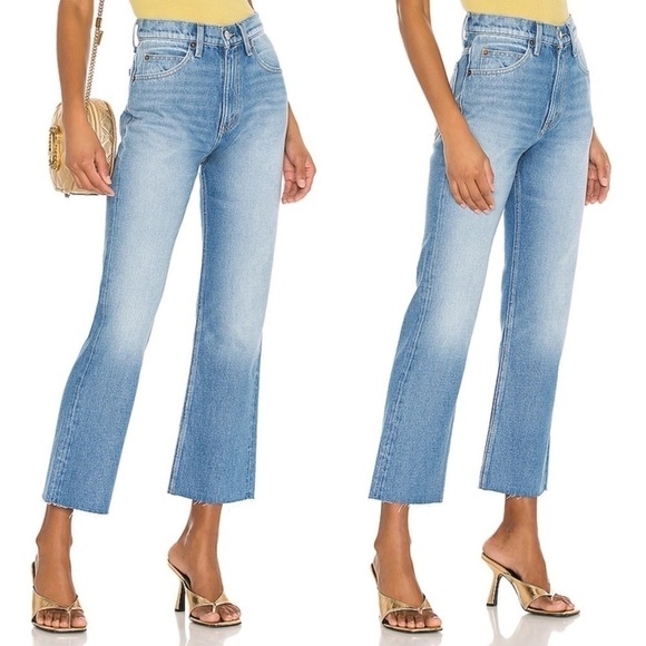 Re/Done Originals 70s Crop Boot Jeans in Medium 5 - Picture 2 of 15